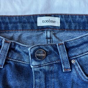 Toteme Denim Jeans Medium Blue Wash Size 25 x 32